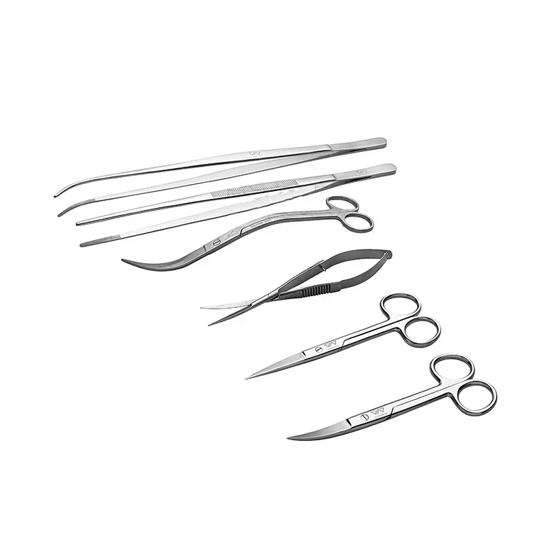 VIV Aquatic Stainless Spring Steel Plant Scissors Curved Scissors Wave Shape Scissors, ADA Quality for Aquarium