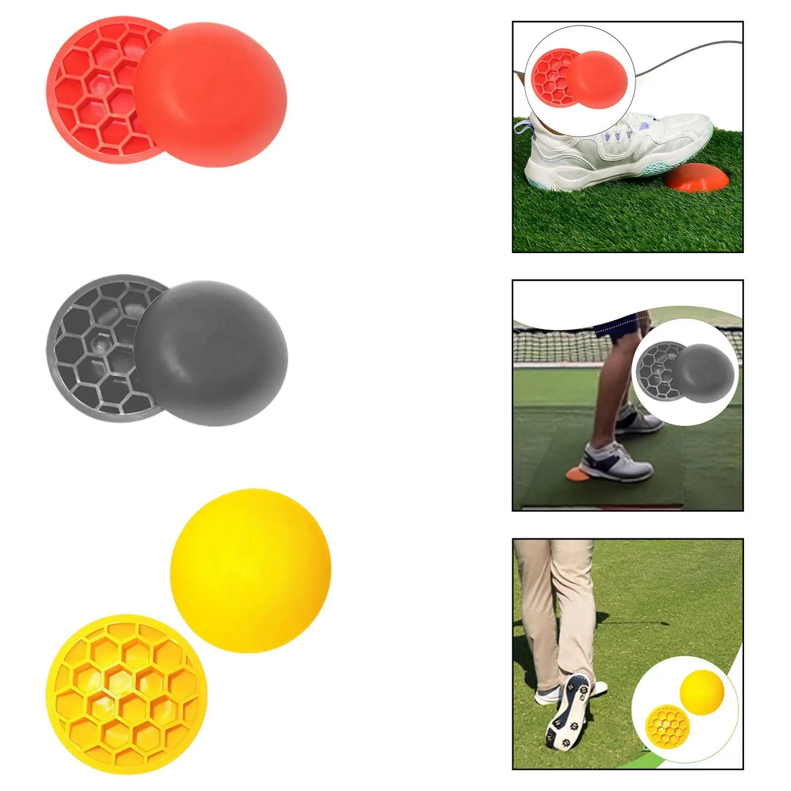 

2 шт. тренировочные силовые платформы для гольфа, для начинающих, для отработки паттинга, коврик для развития силы в гольфе