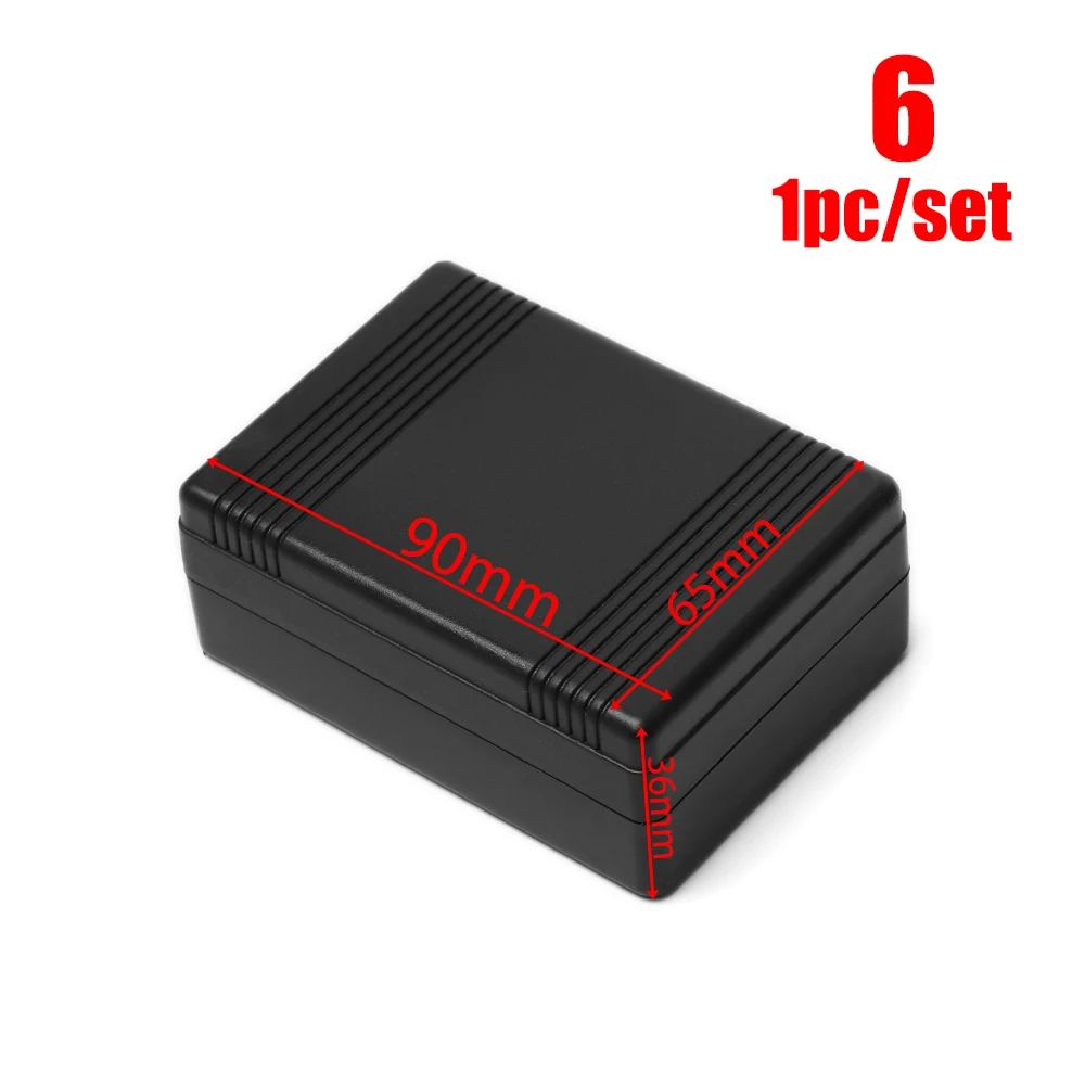 1/2pcs Black DIY High Quality Enclosure Boxes Instrument Case Waterproof Cover Project Electronic Project Box