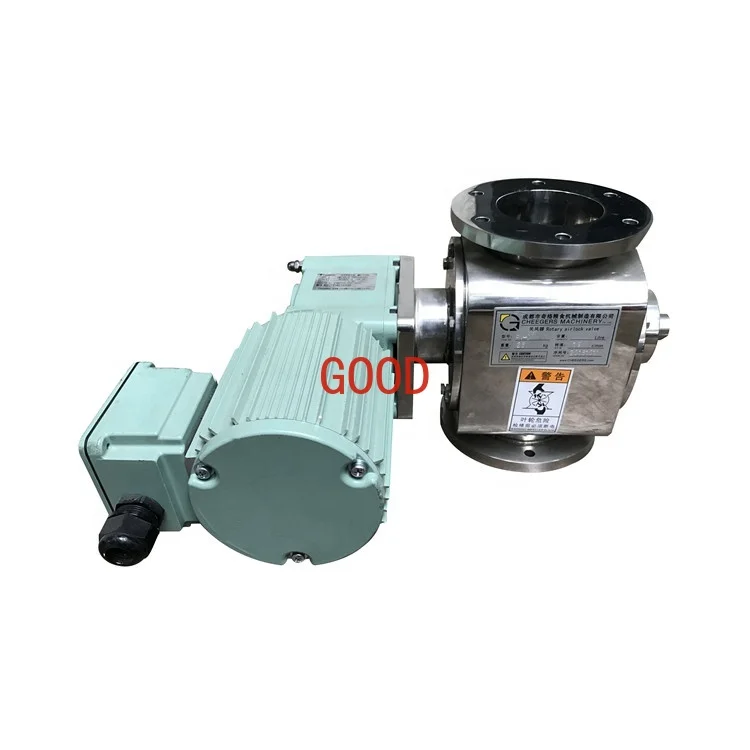 SUS304 Small Flow Rate Rotary Valve Mini Airlock Valve