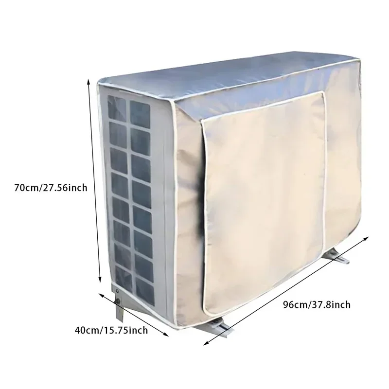 Outdoor Air Conditioning Cover Waterproof Sun Protection Protective Case Air Conditioning Main Unit Protective Cover