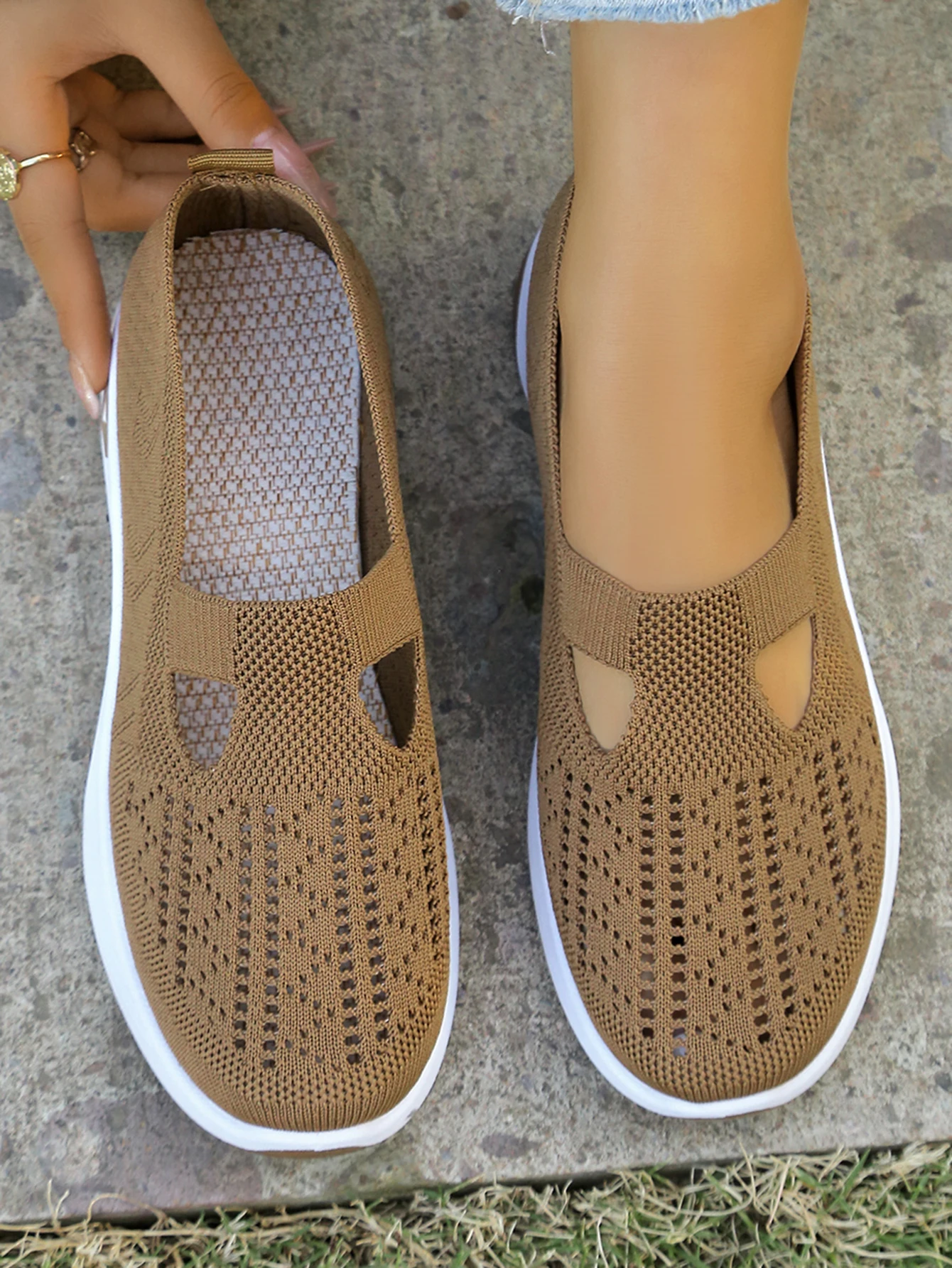 Damen-Sneaker, atmungsaktive Schuhe, Mesh-Low-Top-Schuhe mit weicher Sohle, leichte Damenschuhe, Sommerschuhe für Damen, Schuhe mit kostenlosem Versand – Detail 20