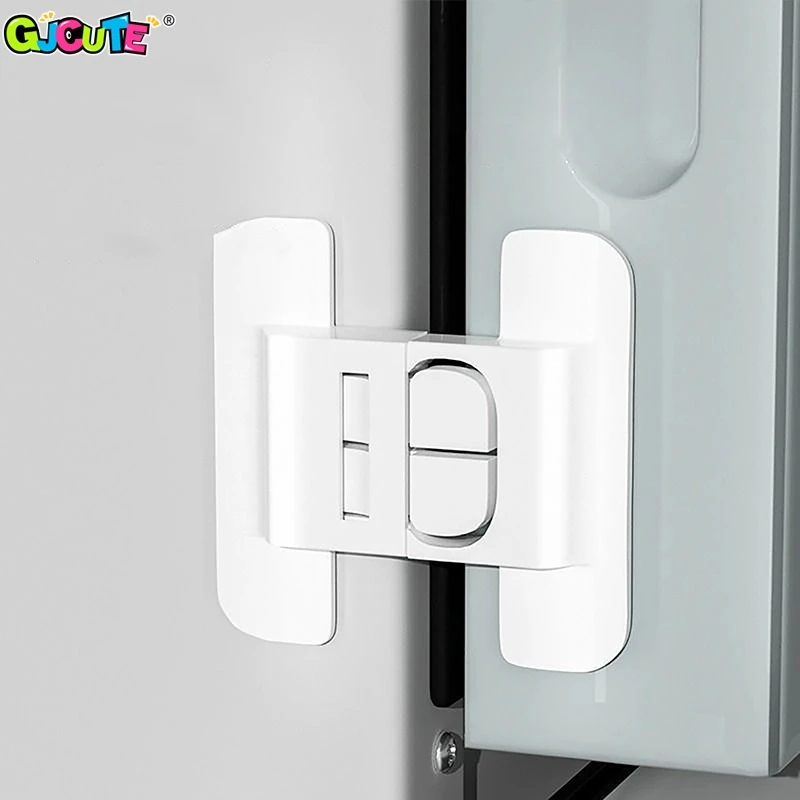 Cerradura de seguridad para refrigerador de casa, 1 piezas, cerradura de puerta de congelador, cerraduras de seguridad multifunción, Protector de