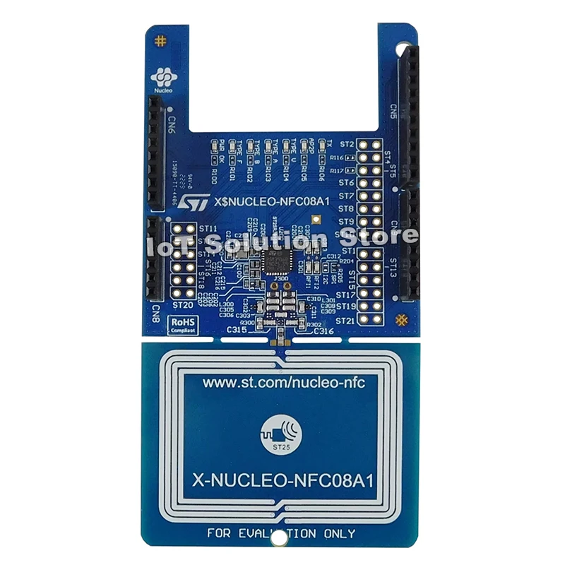 

X-NUCLEO-NFC08A1 Low Voltage 3-phase Brushless DC Motor Driver Expansion Board based on STSPIN233 for STM32 Nucleo