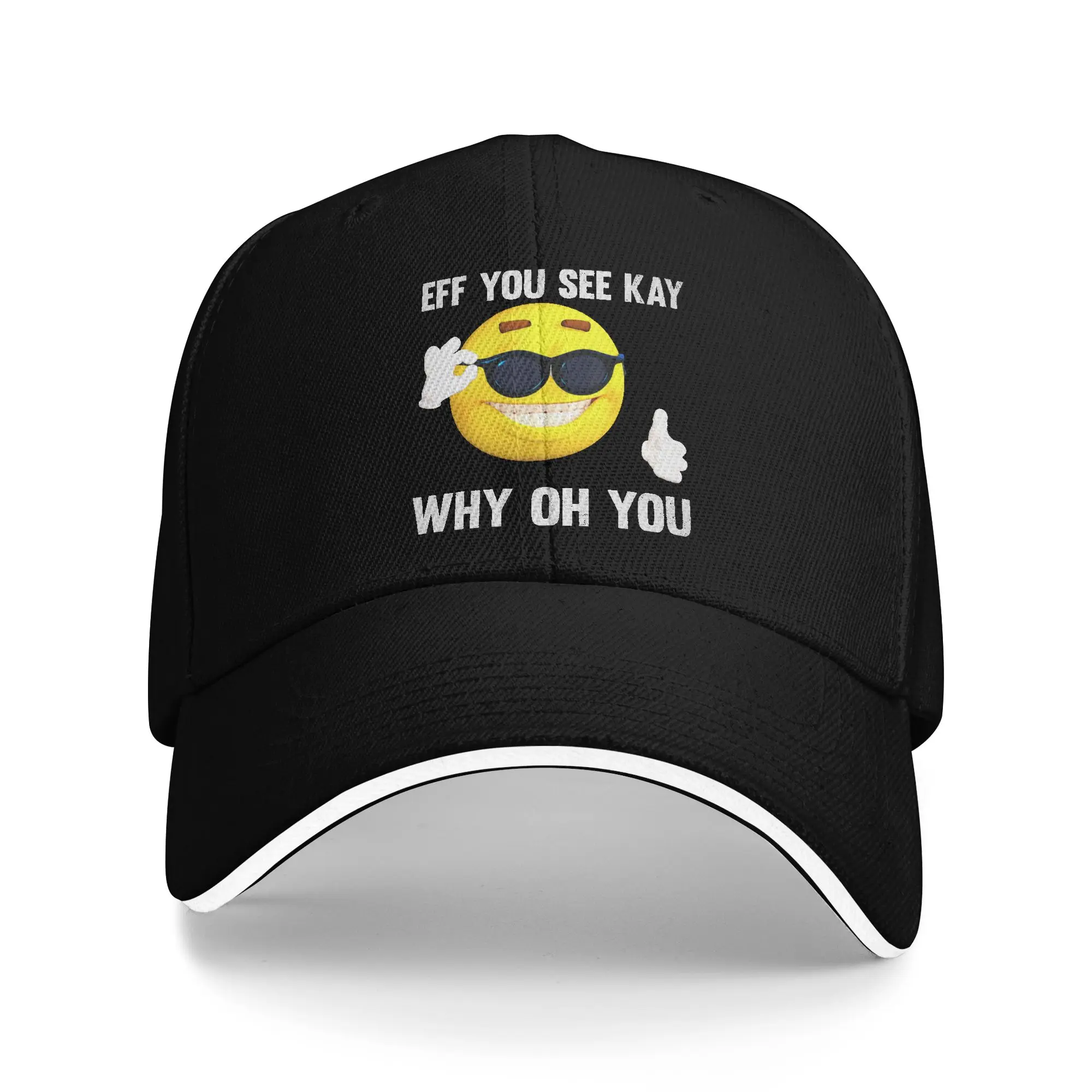 Eff You See KAy Why Oh You Casual Baseball Cap  Hunting Camping Trucker Hat Summer Sun Visor Women Men Trendy Baseball Caps