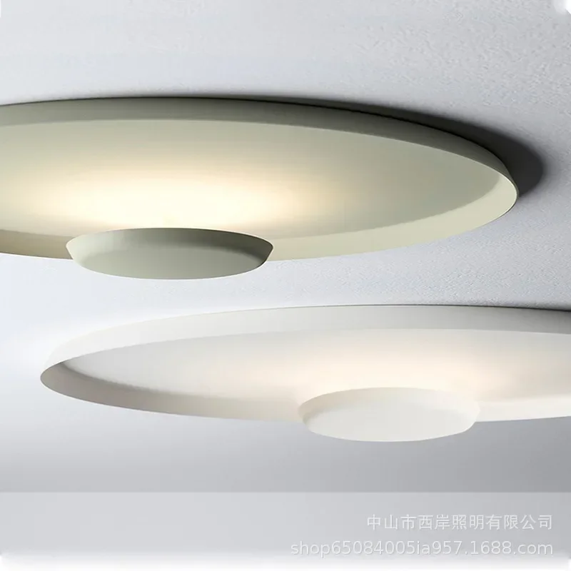 Top ceiling light Macaron circle lamp minimalist Decoration Room background Bedside lowes lamp Bedroom Corridor Aisle Lights