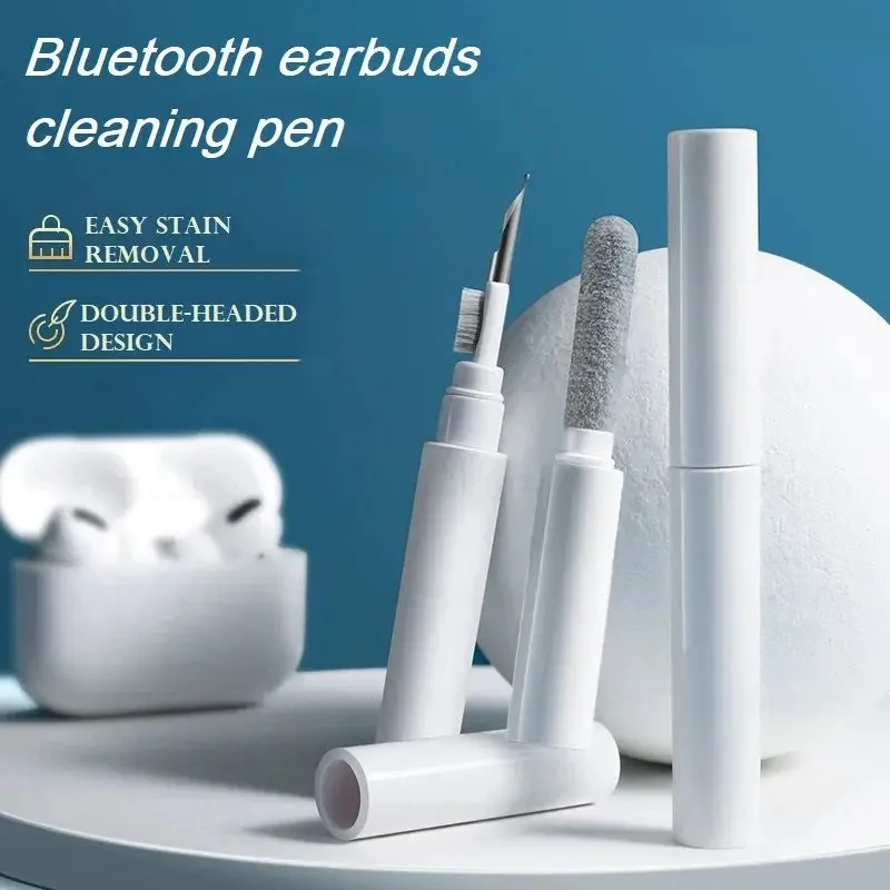 Airpods Pro 1 2 3 이어 버드 케이스 용 블루투스 이어폰 클리너 키트 Xiaomi Huawei Lenovo 헤드셋 용 펜 브러시 도구 청소 썸네일 4