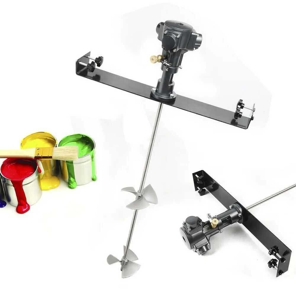 

50 Gallon / 200L Pneumatic Paint Mixer - 1/2 HP Industrial Grade - Ideal for Stainless Steel Tanks, Resin, Adhesive Blending