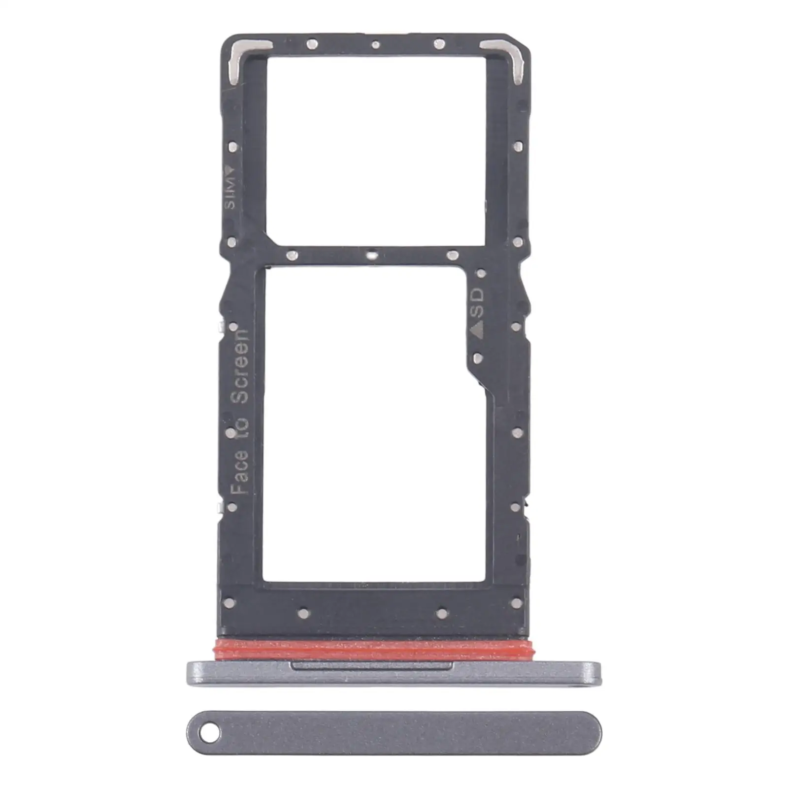 TB330 SIM Card Tray For Lenovo Tab M11 / K11 TB330FU TB330XU 4G Version SIM+Micro SD Card Tray / WIFI Version Micro SD Card Tray view 3