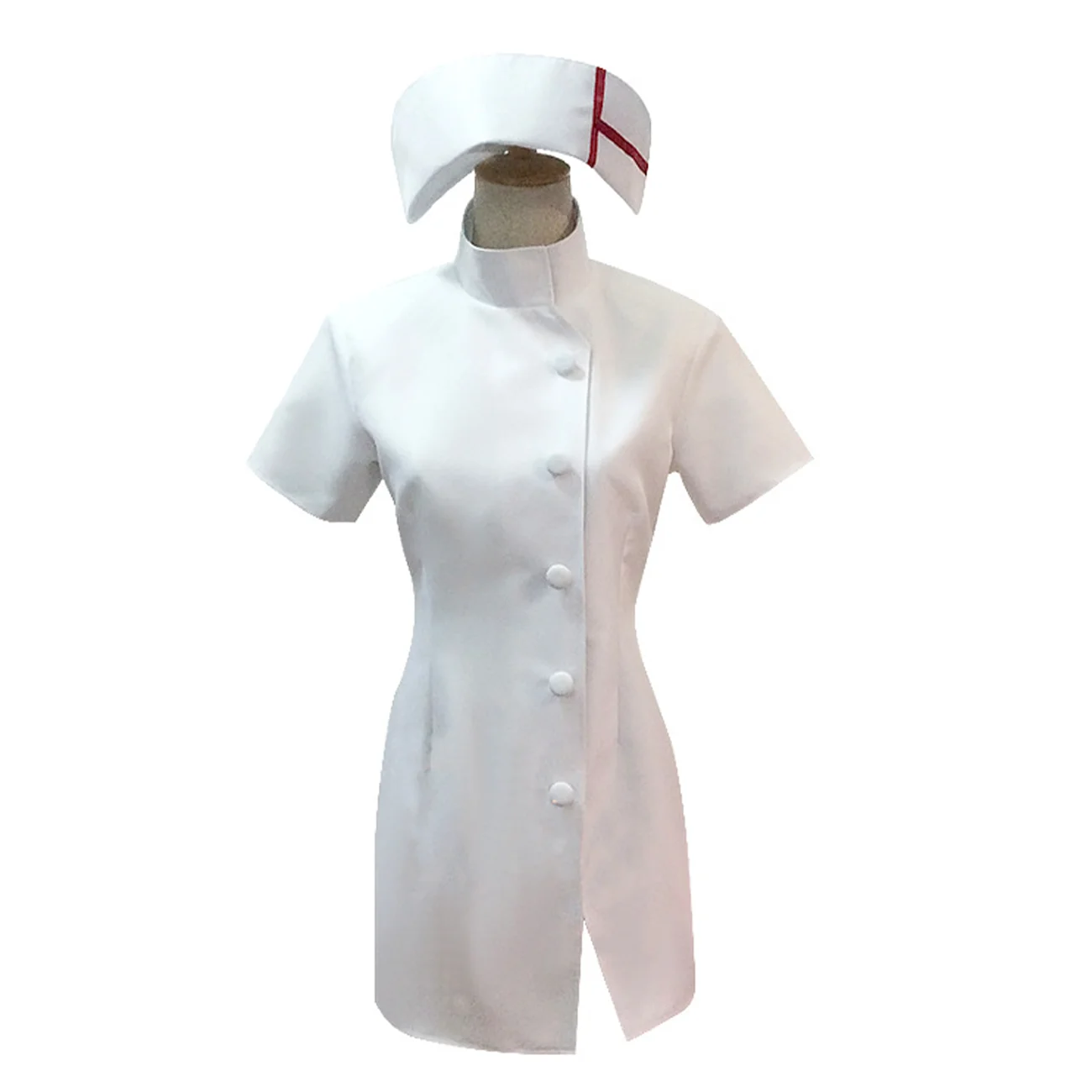 

Hemixush Anime Cos Mikan Tsumiki Cosplay Costume Party Uniform Full Set Nurse Suit