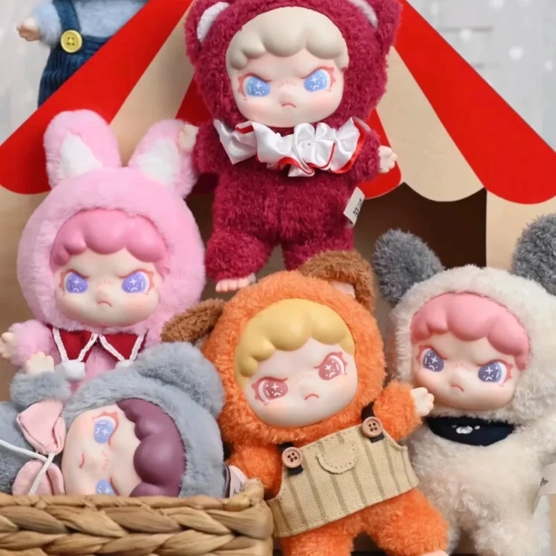 

Горячая подлинная серия Furry Animal Dora, слепая коробка, виниловая плюшевая загадочная коробка, кукла, подвеска, украшение для рюкзака, кукла для девочек, рождественские подарки