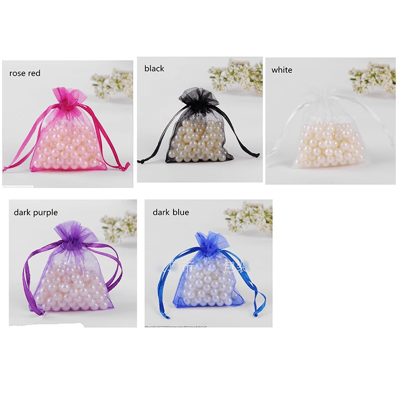 Gifts Bags For Jewellery Drawstring Packet 50pcs/lot Ventilate 10x15cm Handicrafts Brooch Display Clear Fashion Wholesales Bulk