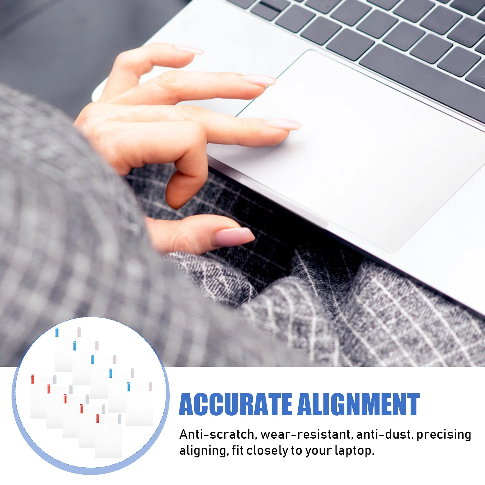 

10Pcs Laptop Accessories Touch Pad Cover Anti-Scratch Protective Film Extend Service Life Exquisite Workmanship