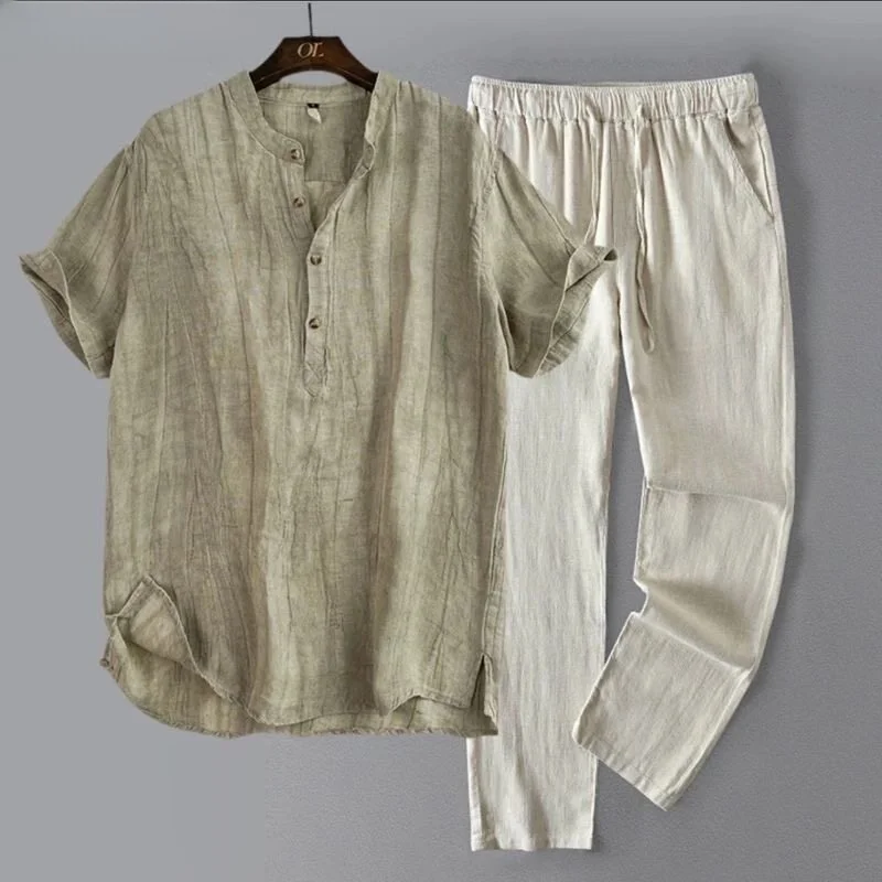 Khaki top + khaki pants