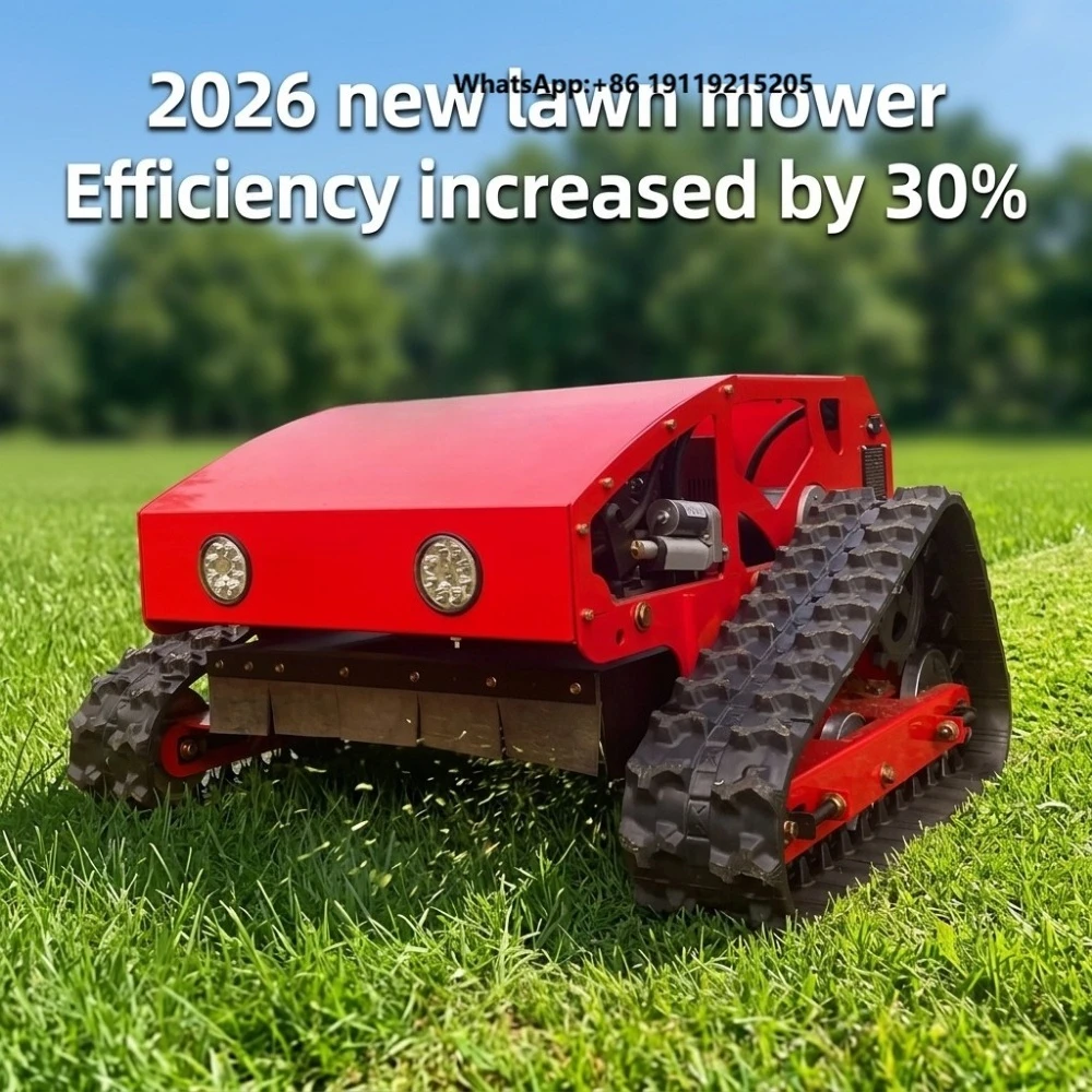 Engine Cordless Lawn Mower Multi-function Remote Control Tracked Lawn Mower with Motor Gearbox 7.5-16HP Fully Automatic