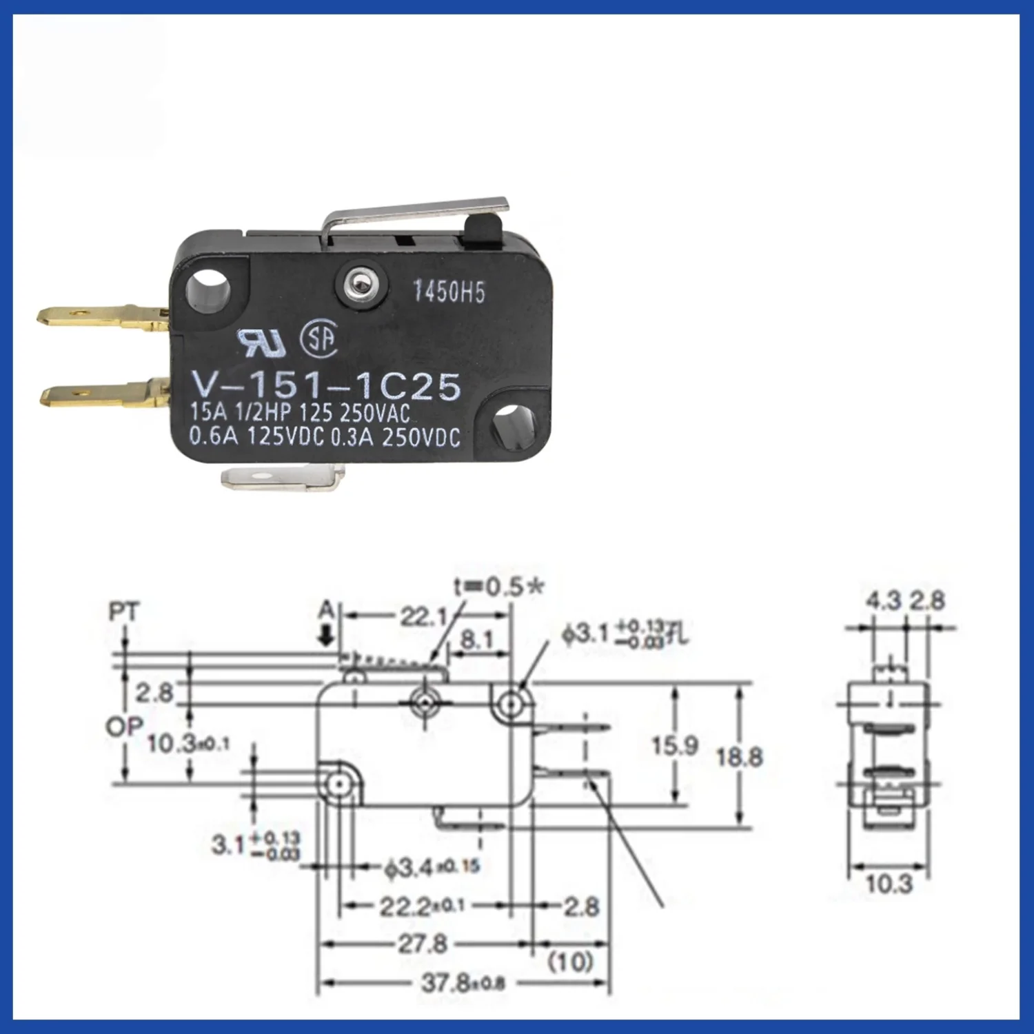 Neuer Endschalter V-15/151/152/153/154/155/156-1C25 – Detail 6