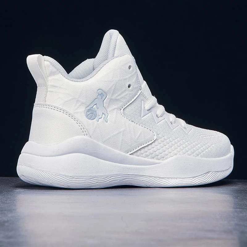 Brand Kids Sports Shoes Cool Basketball Shoes Boys Wear-resistant Running Shoes Sports Tennis Shoes Non-slip Children Sneakers