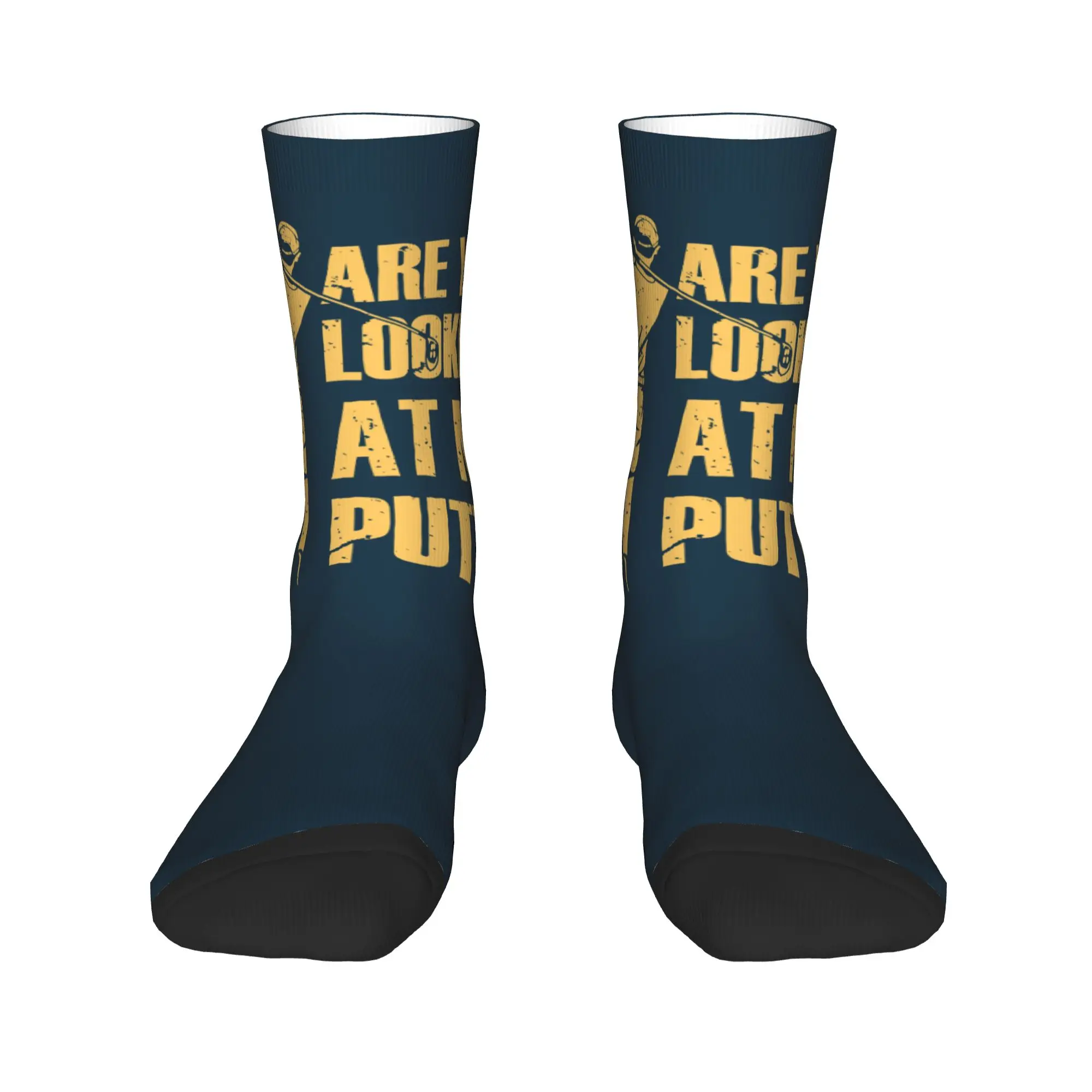 Harajuku Stockings Funny Golf Quote Socks Women Men Warm Soft  Skateboard Crew Socks