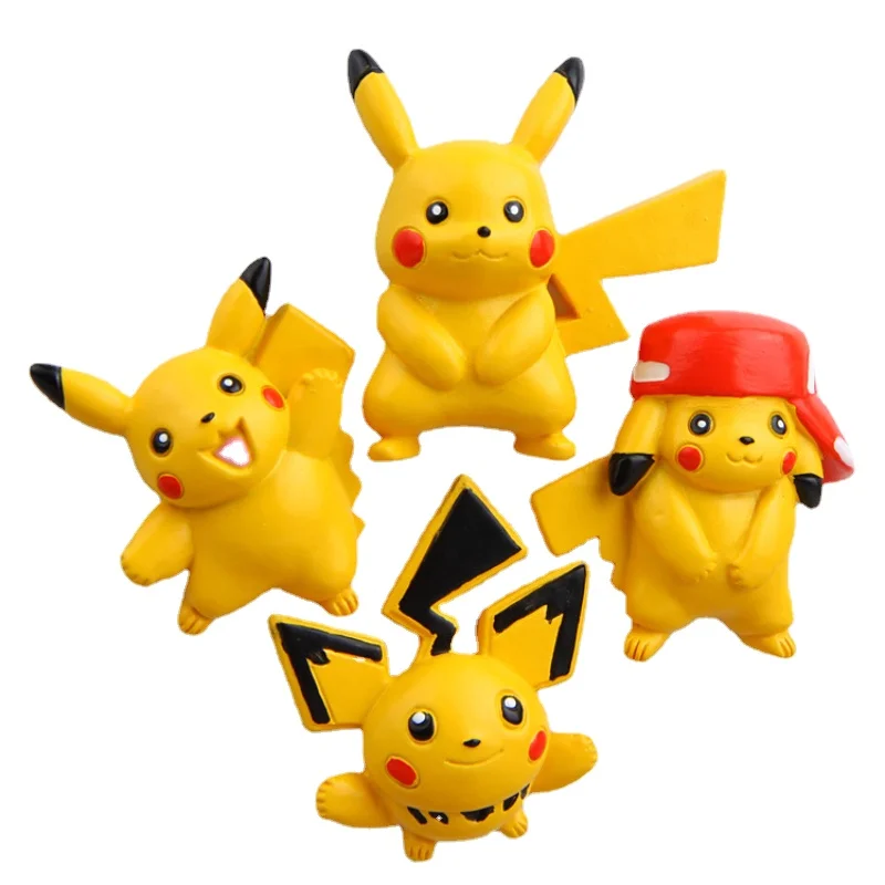 Pokemon Kawaii Pikachu Action Figure Creative 3D Fridge Magnet Cartoon Anime Magnetic Sticker Kitchen Accessories Souvenir Gifts