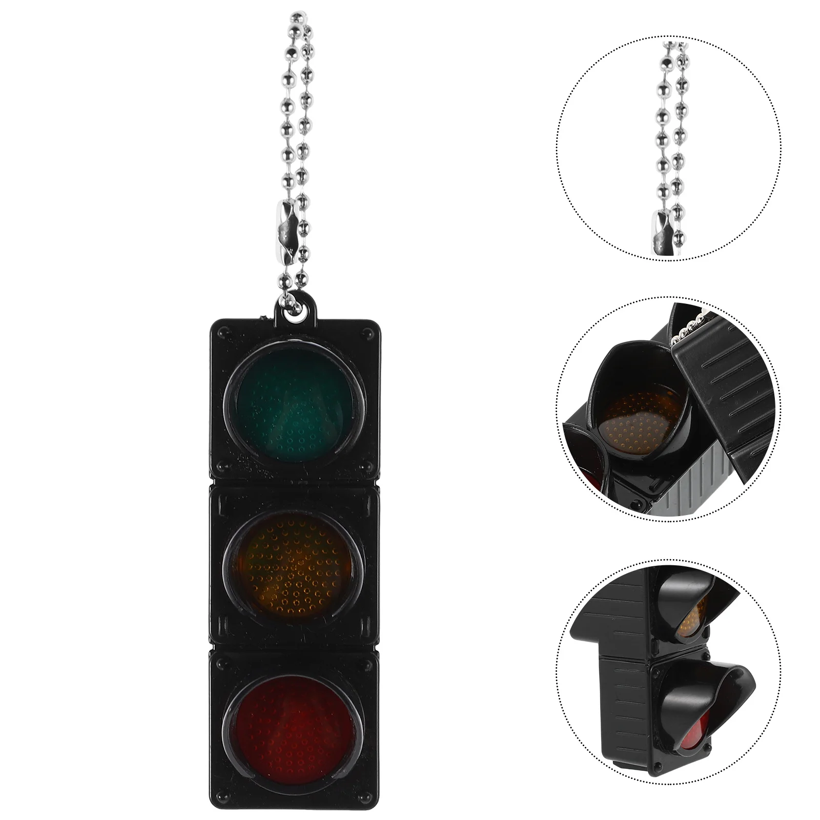 

2Pcs Miniature Simulation Traffic Light Flashing Design for Children's Traffic Awareness Ideal for Sand Table Micro Landscape