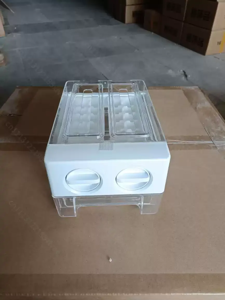 Detachable Drawer Ice Storage Container Refrigerator Ice Cube Mold Hygienic Convenient Removable Freezing Tray