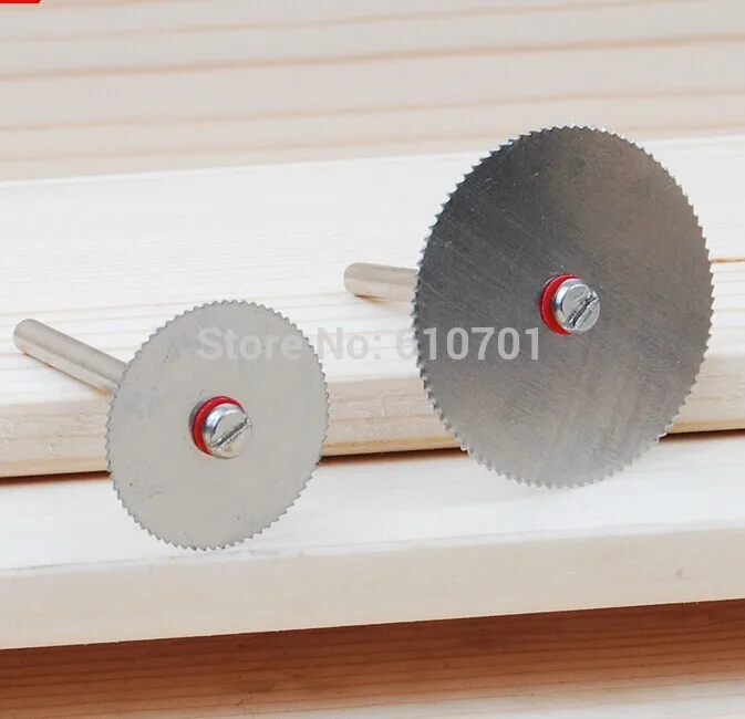 32mm Stainless Steel Wood Cutting Wheel Electric Grinder Disc Mini Rotary Tools With 2mm Mandrel