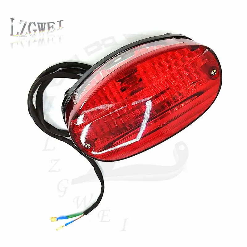 Motorbike Rear Integrated Brake Tail Light For Yamaha Drag Star 400 DS 400 For Kawasaki ZR250 Balius