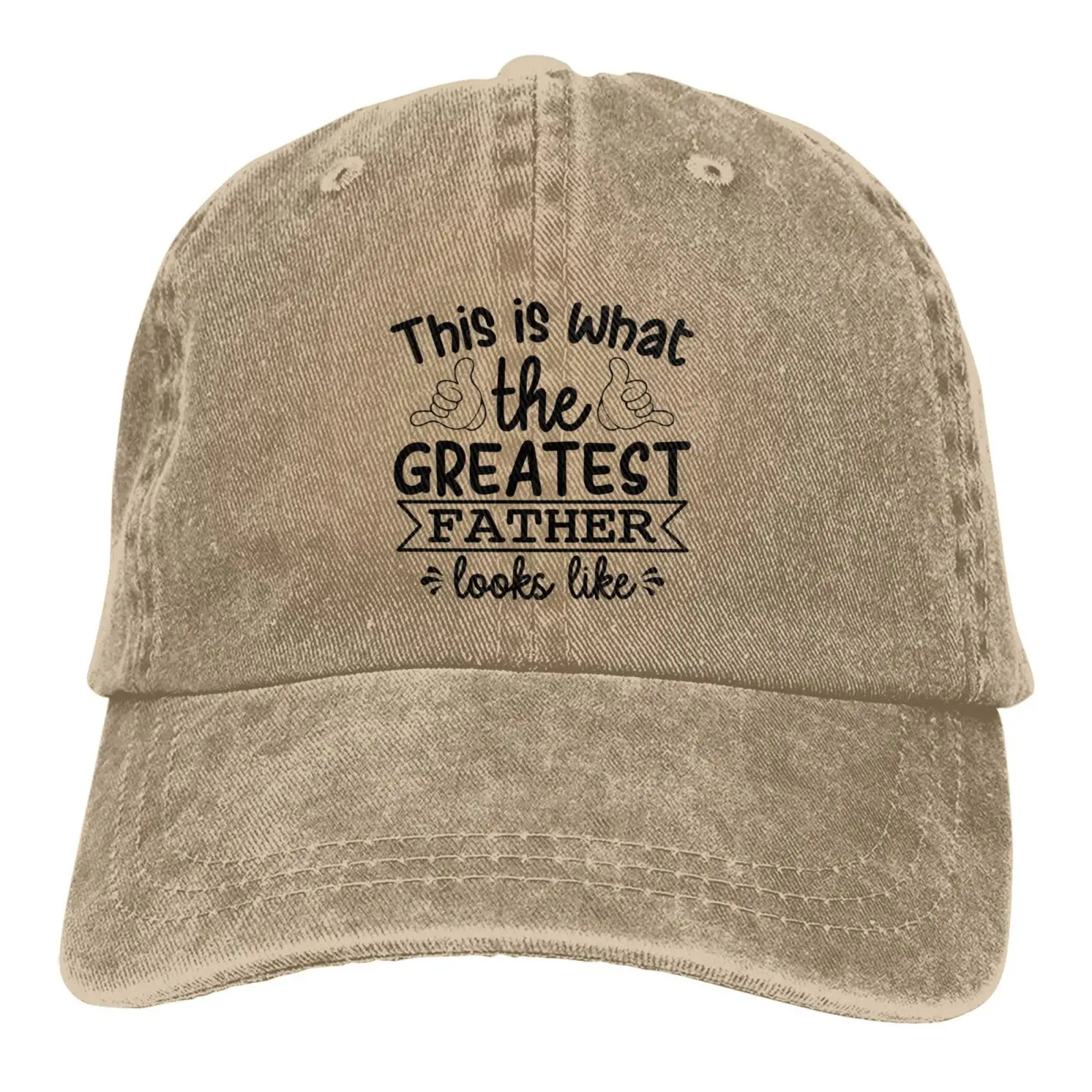 This is What The Greatest Father Looks Like Baseball Cap Golf Dad Hat Adjustable Low Profile Cotton Hat Men Women