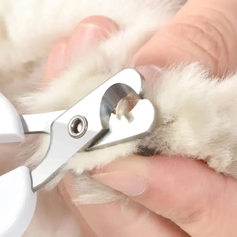 Professional Pet Nail Clipper Stainless Steel Dog Cat Nail Trimmer Labor-Saving Nail Clipper Convenient Pet Grooming Supplies