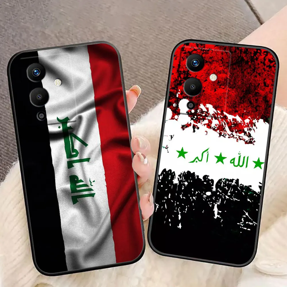 Flag Of Iraq Phone Case For Infinix TECNO POP SPARK SMART 5 6 7 8 20 20C CAMON 20 POVA 6 5 4 2 NEO 2 ZERO 30 20 Case Shell Cover