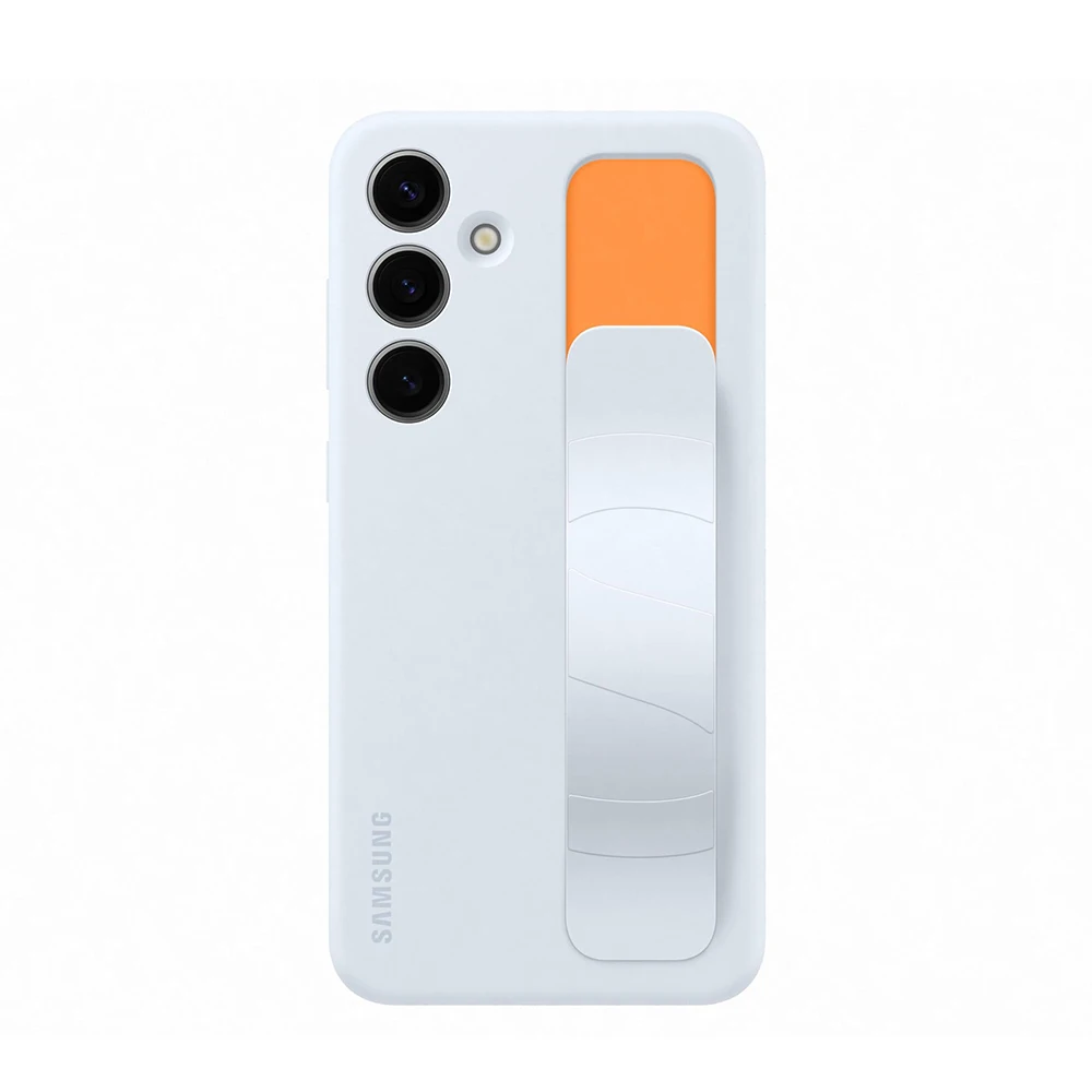 Original Samsung Galaxy S24 Standing Grip Smartphone Case EF-GS921 Slim Design Mobile Phone Finger Holder for Galaxy S24