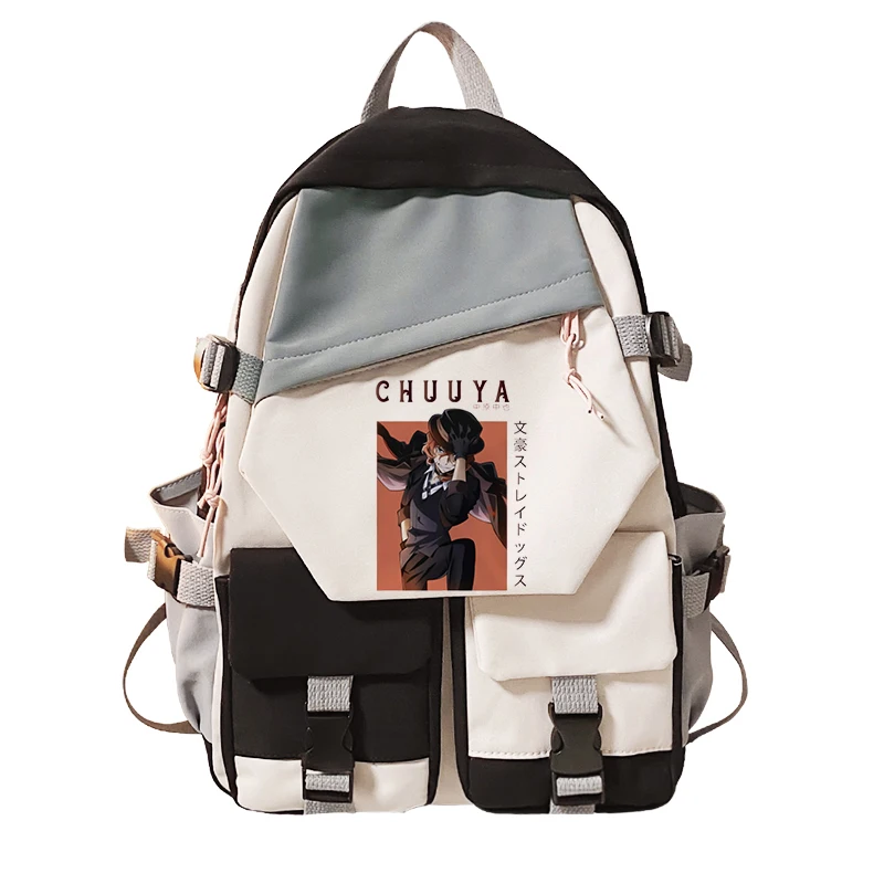 2022 New Bungou Stray Dogs Chuuya Nakahara Girls Backpacks School Bagpacks Casual Schoolbags Girl Female Book Bags Students