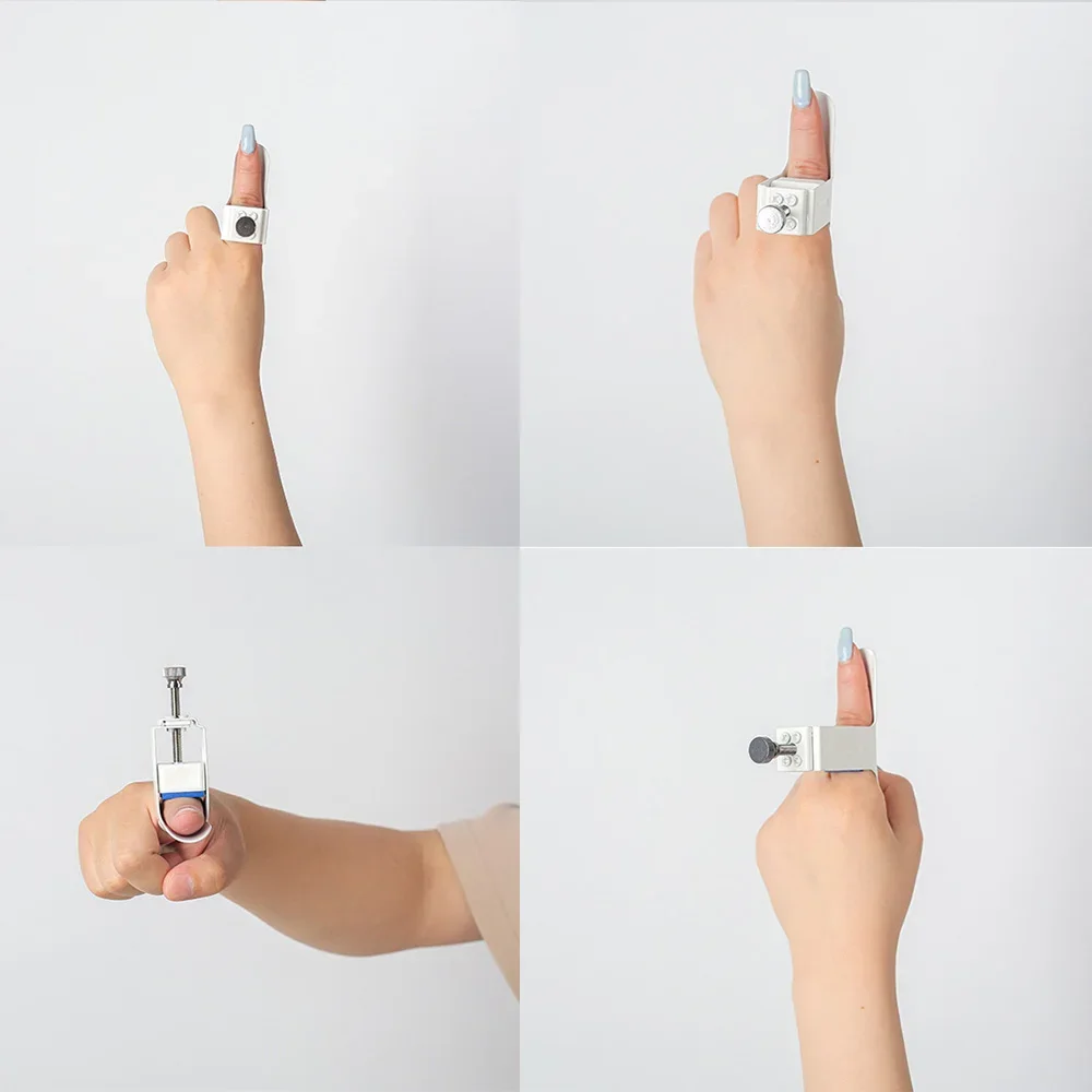 Finger Straightener Splint Finger Joint Extension Brace Corrector Pressing Device for Joint Tightness, Trigger , Arthritis