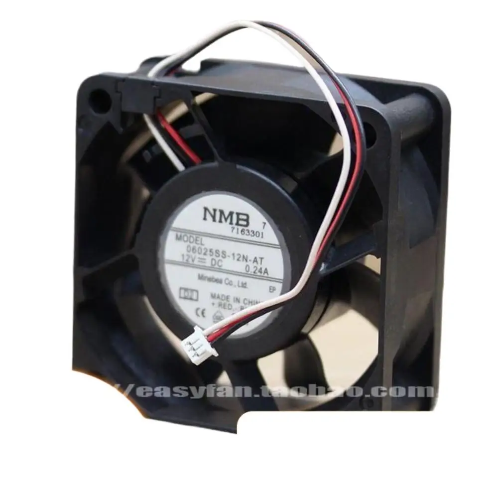 

6cm Fan for NMB 06025SS-12N-AT 60mm 12V 0.24A 3pin Cooling Electronics, Servers, and PC Components