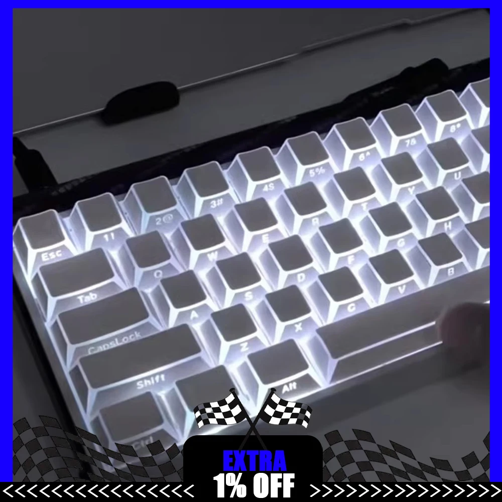 XVX Folding Shadow PC Keycaps Keycap Original Factory Height High Permeability Keyboard Keycaps Customized PC Accessories Gifts