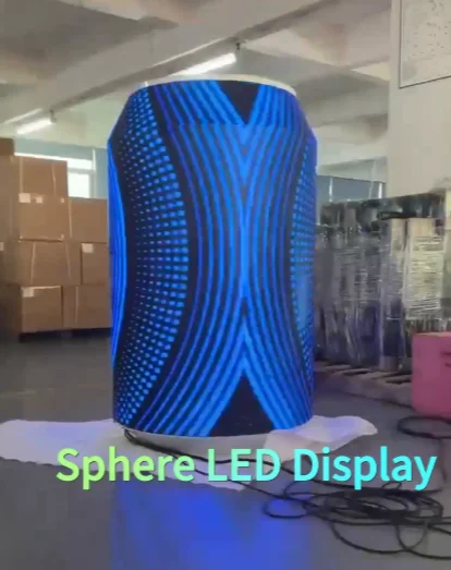 

MDS Factory Price LED Sphere Display Screen P1.875 P2 P3 P4 P4.81 P5 P6 3D Spherical LED Flexible Soft Module LED Video