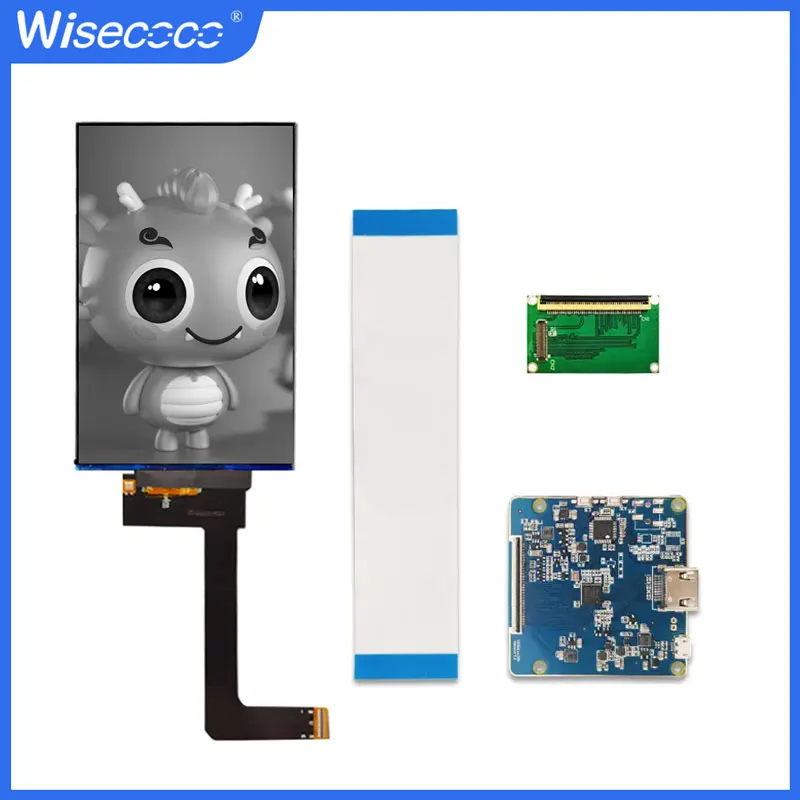 

Wisecoco 6.08 Inch LCD For Anycubic Photon Mono 2K SE Screen Monochrome Display DXQ608-X03 MIPI Driver Board 1620x2560