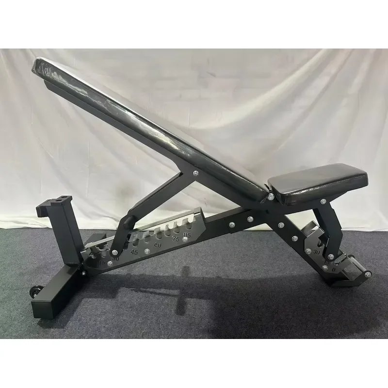Multifunctional Commercial Foldable Adjustable Dumbbell Stool, High Quality Steel Durable Household/Gym Weightlifting Bench
