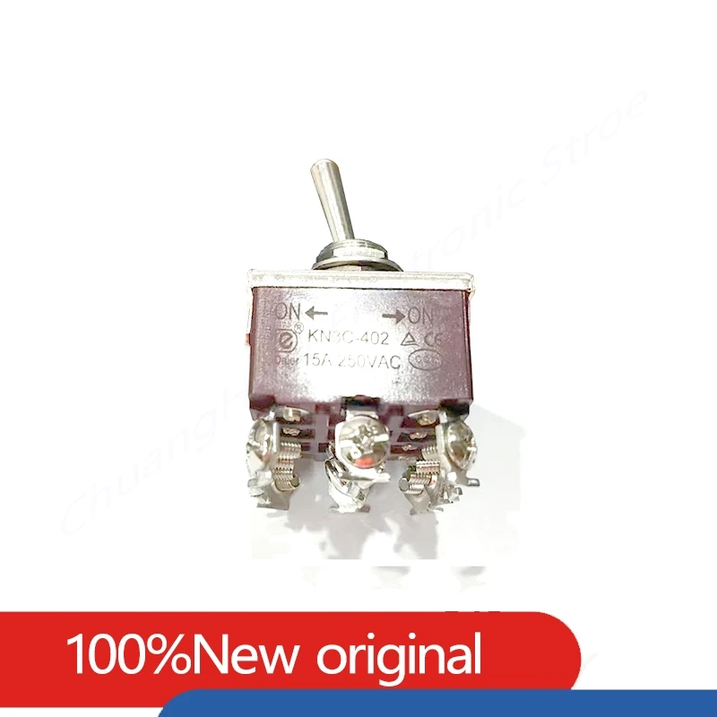 E-TEN402 ZT-402 2 Position Toggle Switch 3PDT 12Pin 10A/380VAC 15A/250VAC 12 Screw Terminals E-TEN402 ZT-402