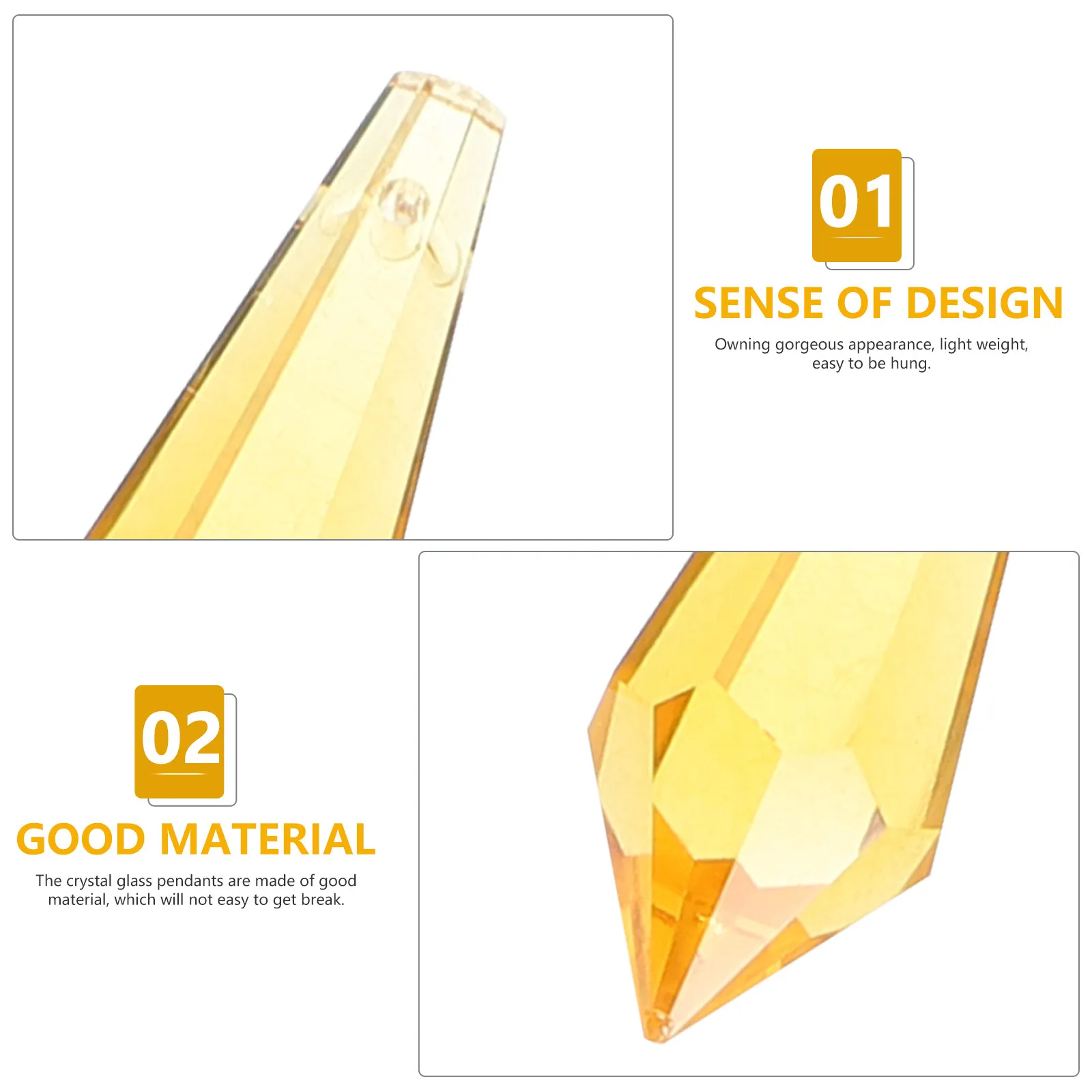 

20 шт. стеклянных призм, подвесные хрустальные подвески для светильников, ламп, запасные части, декоративные украшения для дома, комнаты, сада, окна