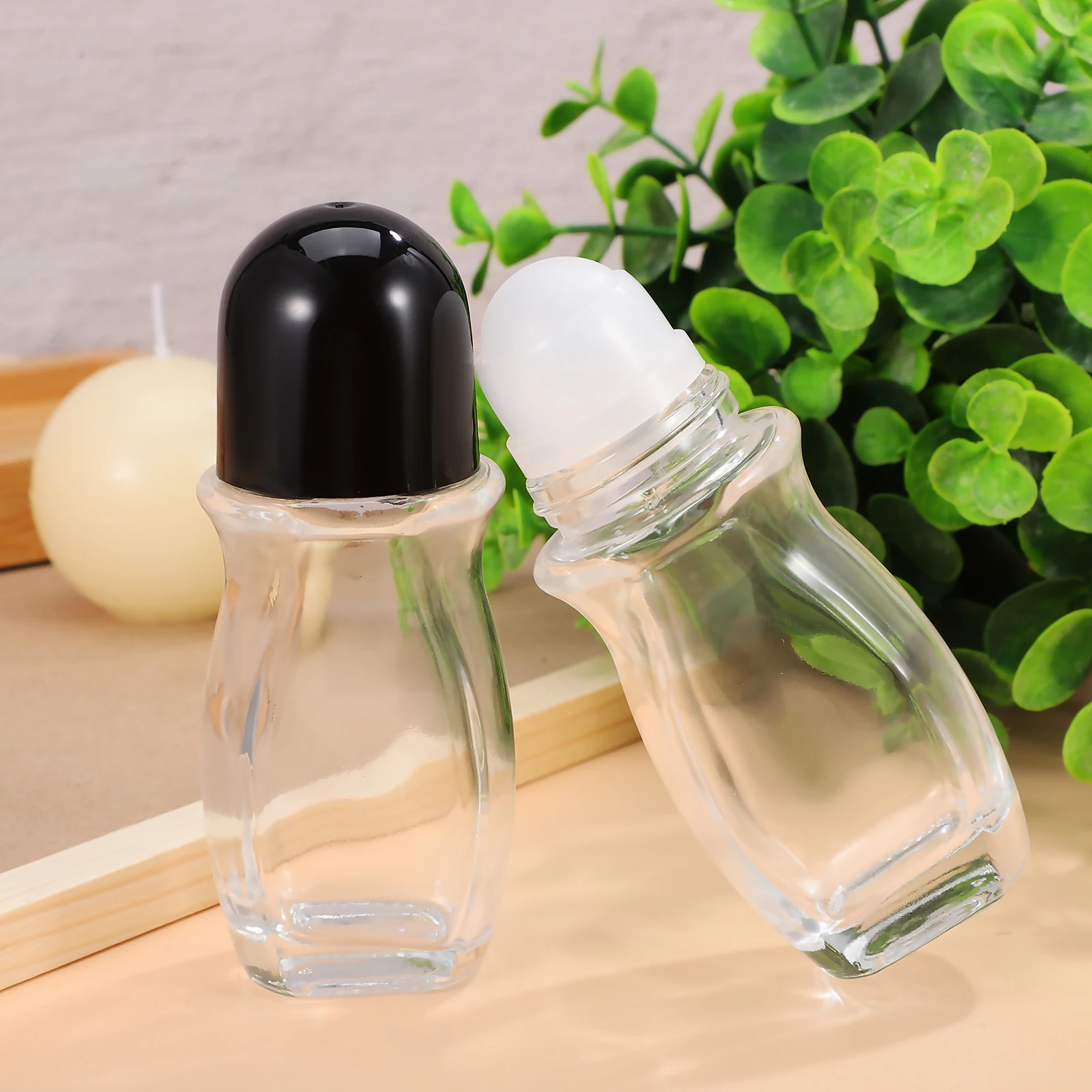 

4 Pcs Roller Bottle Essential Oil Travel Bottles Ball Container Empty Roller-on Perfume