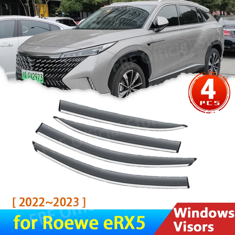 

Дефлекторы для Roewe MG eRX5 III 2022 RX5 2023 MK3 аксессуары 4х козырек для автомобильного окна шило отделка ветровое стекло Grand Auto Rain