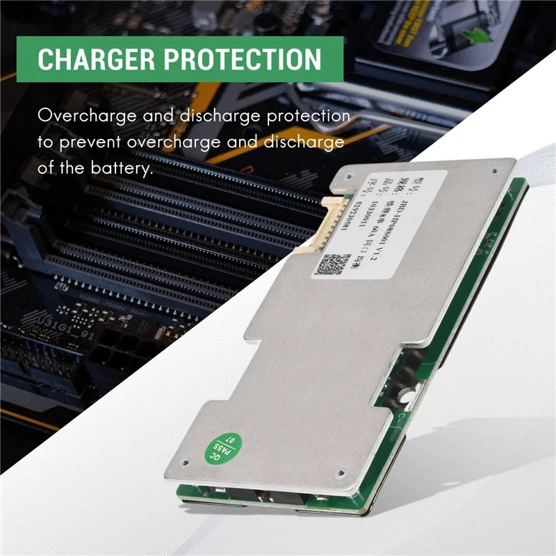 AP-8S 24V 60A BMS Li-Iron Lithium Battery Charger Protection Board With Power Battery Balance/Enhance PCB Protection Board