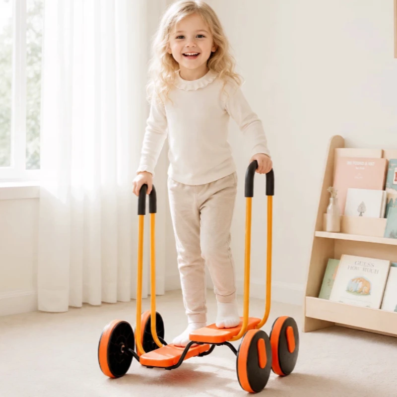 Children Sports Toy Silent Balance Bicycle Sensory Integration Training Toy Kids Outdoor Fitness Game Foot Pedal Play Toys
