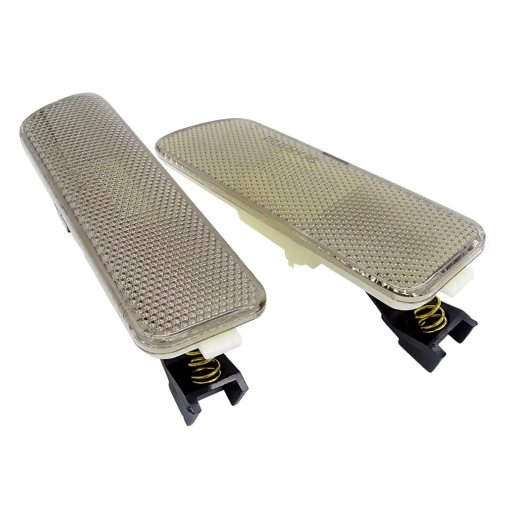

1 Pair Bumper Light Side Markers Turn Signal Lens,Smoked Lens Bumper Side Marker