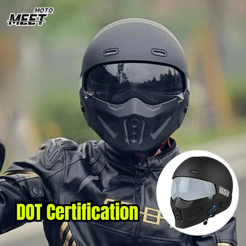 

DOT Certification Motorcycle Helmet Personalized Scorpion Warrior Full Helmet Suitable for Men and Women for Year-Round Riding