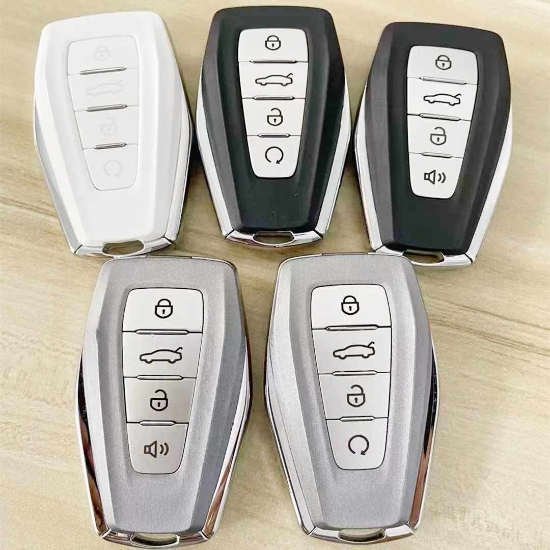 Llave remota inteligente sin llave para coche, dispositivo Original de 433Mhz, Chip 4A/ID47 para Geely Okavango Azkarra Atlas Coolray Monjaro
