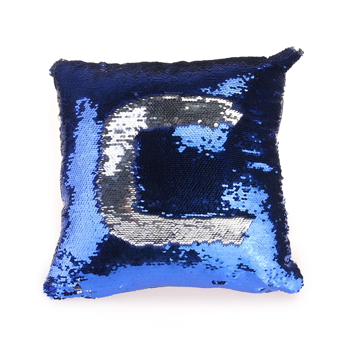 Throw Pillow Cases Glitter Sequins Covers Sofa Pillowcase Color Changing Two Tone