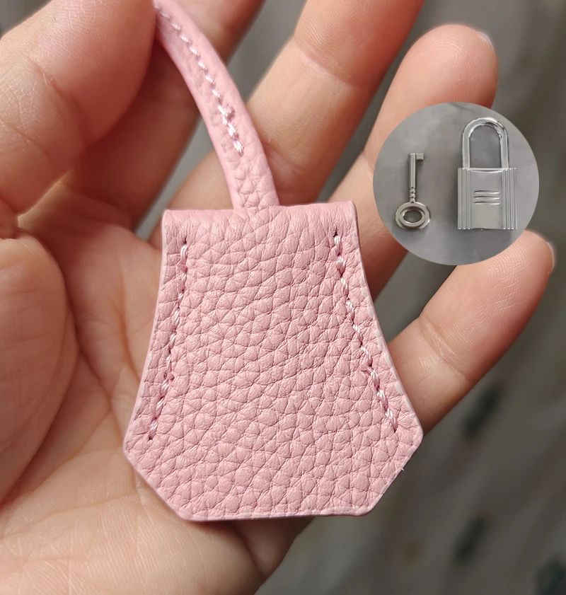 

Handbag Pendant Sewe Leather Bagpack Decoration Key Lock Car Keychain Bag Pendant Hanging Accessories Lover Gift
