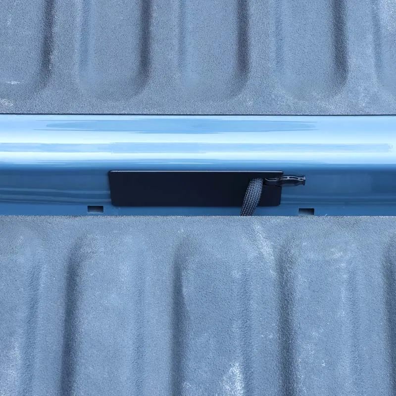 For Ford Maverick 2022+ tailgate bottom wire hole dust cover, car tailgate bottom wire hole protection accessories, aluminum all